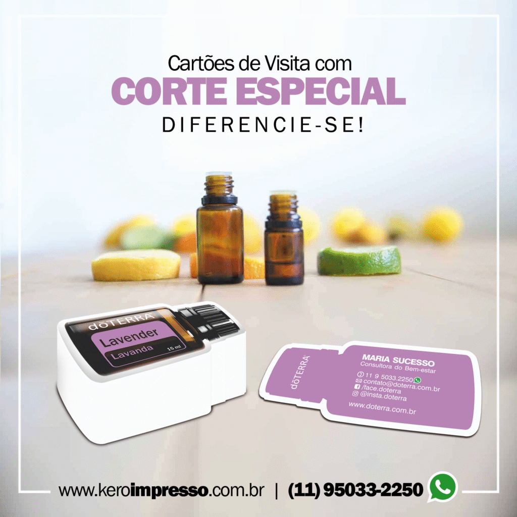 Cartões Corte Especial DOTERRA – ARTES PRONTAS